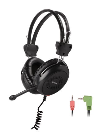 A4TECH DOUBLE STEREO HEADSET WITH MIC HS-30, SUPERIOR SOUND QUALITY, 3.5MM PLUG AND NOISE CANCELLING, BLACK - pzsku/Z0809C393CE2F291A6060Z/45/_/1718872059/22baa479-3124-410e-a113-3d84a961212b