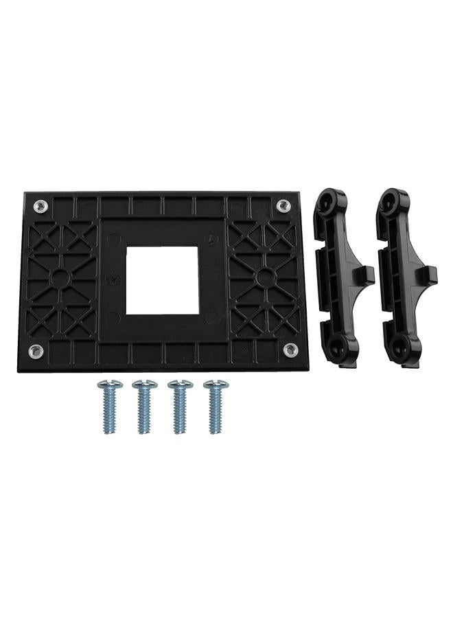 AXLIZER AM4 mounting Bracket 2Sets CPU Cooler Fan Heatsink Motherboard Retention Mounting Bracket for AM4 B350 X370 A320 X470 Black - Image 2