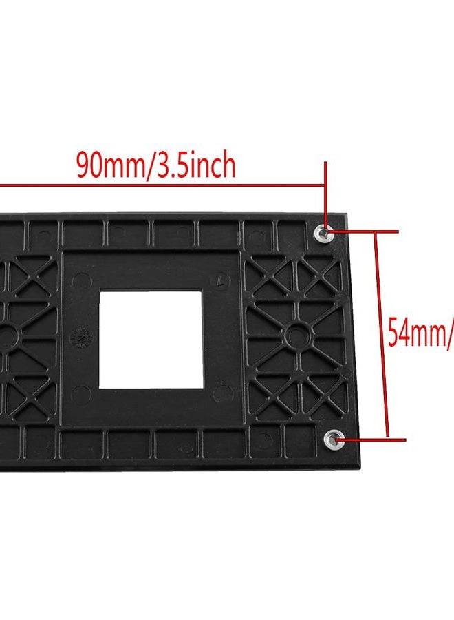 AXLIZER AM4 mounting Bracket 2Sets CPU Cooler Fan Heatsink Motherboard Retention Mounting Bracket for AM4 B350 X370 A320 X470 Black - Image 3
