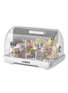 MaBaby Baby Bottle Storage Box with Dust-proof Cover, UV Sterilizer and Storage Box for Baby Bottles  - Image 1