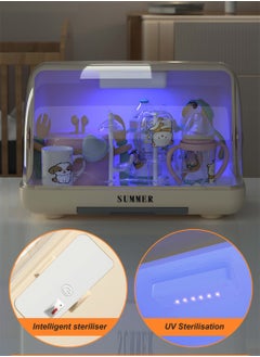 MaBaby Baby Bottle Storage Box with Dust-proof Cover, UV Sterilizer and Storage Box for Baby Bottles  - Image 2