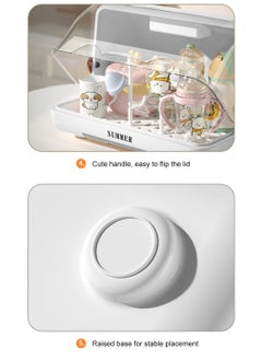 MaBaby Baby Bottle Storage Box with Dust-proof Cover, UV Sterilizer and Storage Box for Baby Bottles  - Image 5