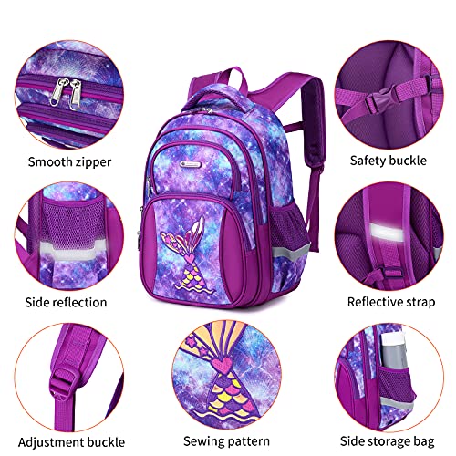 Cusangel Backpack for Girls Boys School Bookbags Kindergarten Elementary Lightweight Waterproof Multifunctional Large Capacity for Backpack (16 inch Fun Prints) - Image 3