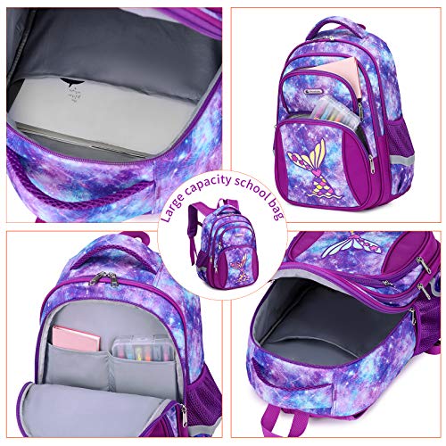 Cusangel Backpack for Girls Boys School Bookbags Kindergarten Elementary Lightweight Waterproof Multifunctional Large Capacity for Backpack (16 inch Fun Prints) - Image 5
