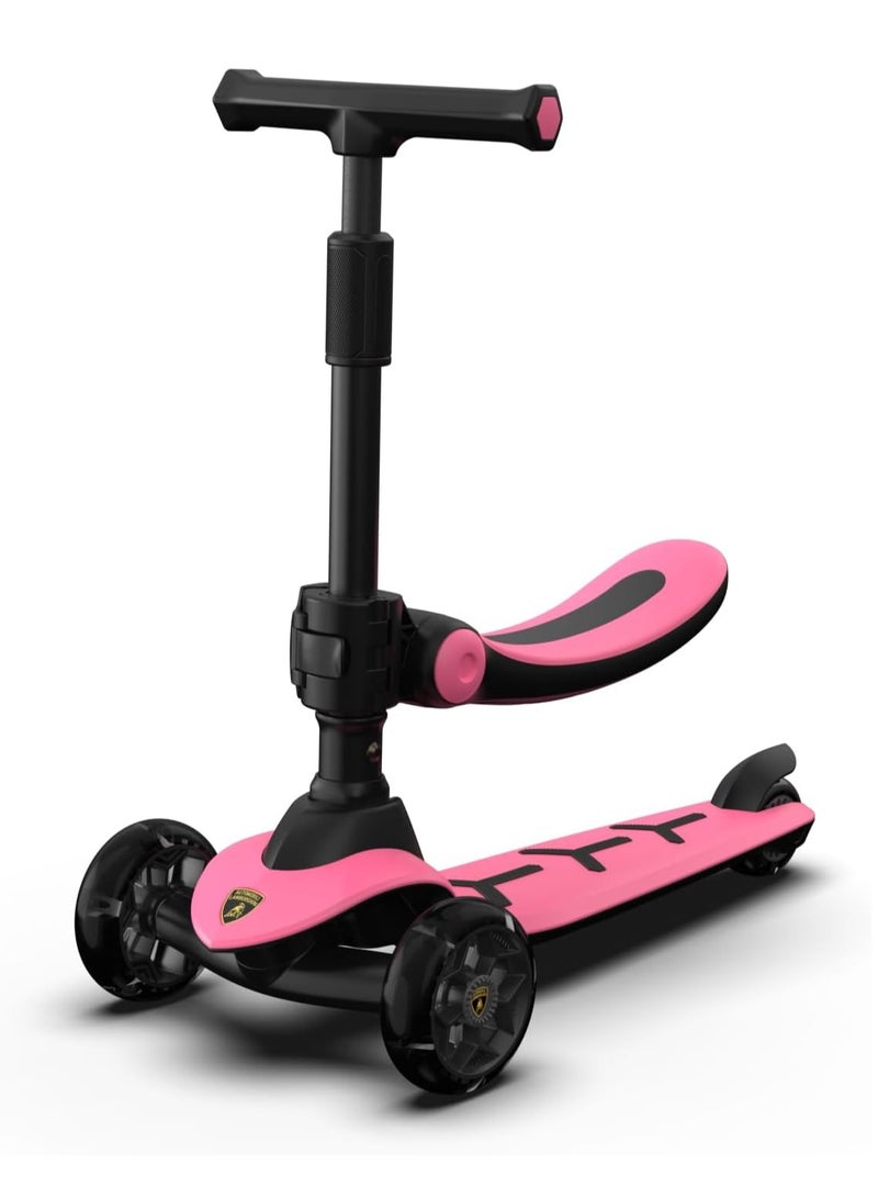 Scooter With Seat Pink  - Image 1