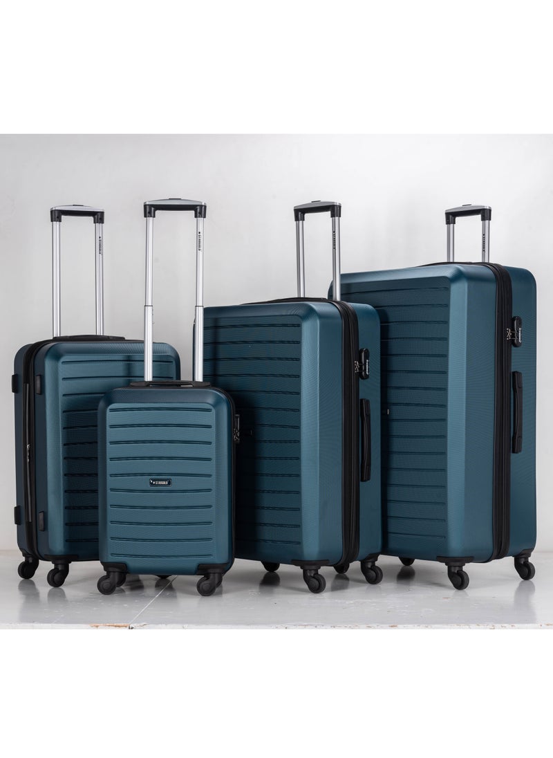 Stargold Suitcase Set of 4 PCS ABS Hardside Travel Luggage Bag  - Image 1