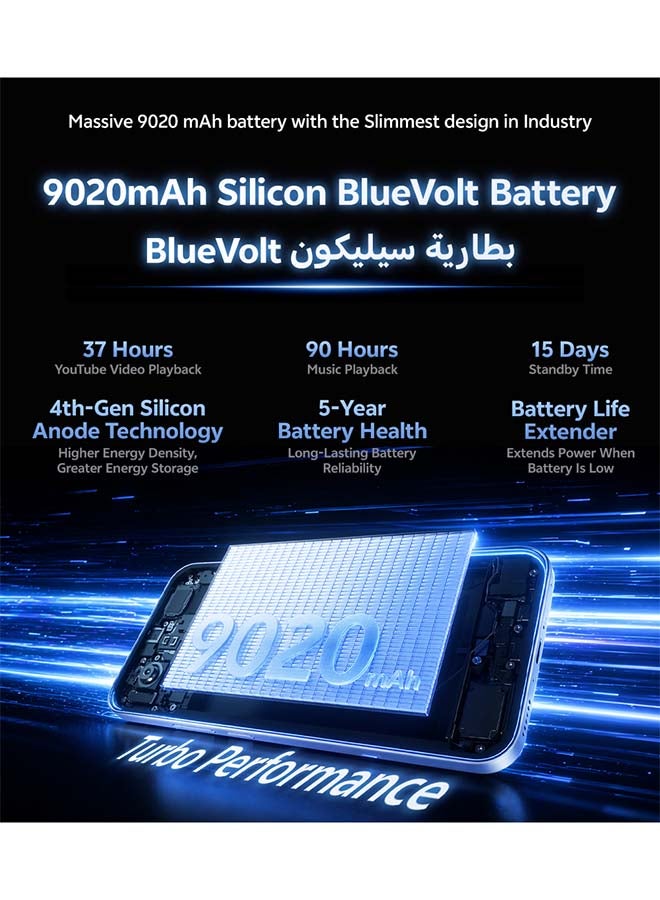 vivo T5 Pro 5G AI Dual SIM Blue 12GB 256GB With Exclusive Gifts: Smartwatch, 90W charger, Protective Cover, 4-year free battery replacement And 24 Months Warranty + 1 Year Screen Replacement - Middle East Version - Image 4