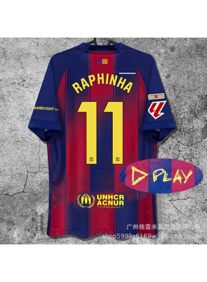 25-26 Barcelona Co-branded Version No. 11 Star Plus La Liga Football Jersey - Image 1