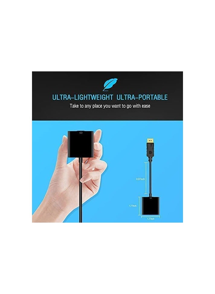 erorex DP to HDMI Adapter with High HD 1080P Maximum Resolution  - Image 2