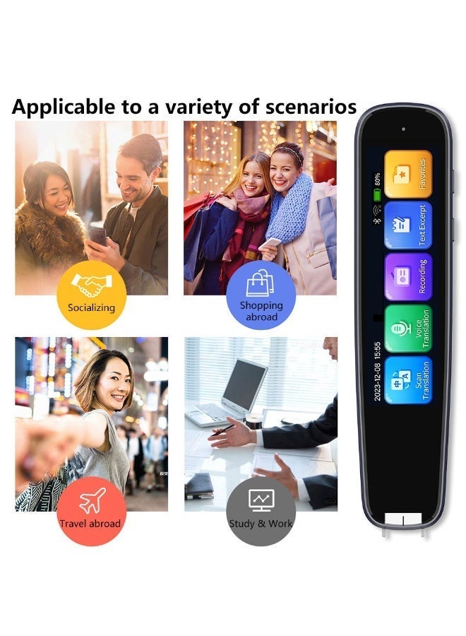 Translator Pen & Scan Reader Pen for Dyslexia,Language Learners & Learning Difficulties,Translation Pen (Black) - Image 2