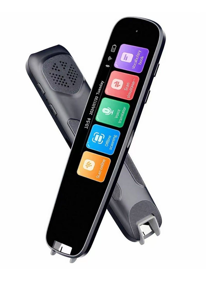 Translation Pen, Scan Reader Pen, 142 Language Translator Device, Text to Speech Scan Reading Pen for Dyslexia, Two-Way Instant Translator Pen for Students Adults with Touch Screen - Image 2