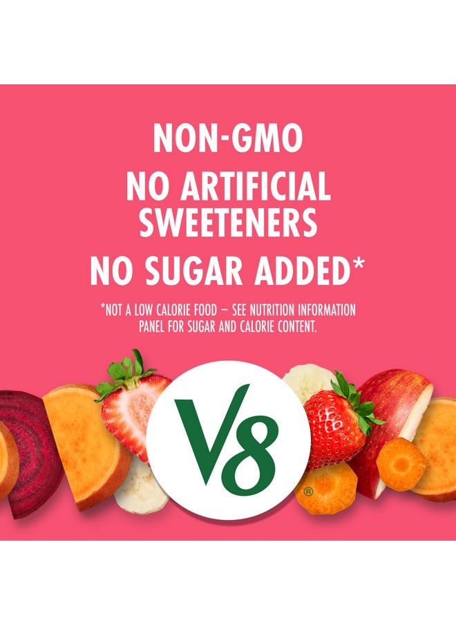 V8 V8 Strawberry Banana 100% Fruit and Vegetable Juice, 8 fl oz Can (6 Pack)  - Image 4