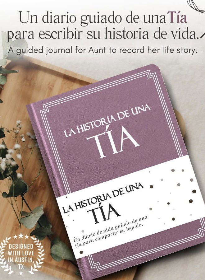 Coco & Lan Tia, comparte tu historia conmigo (Tapa dura): 250+ Preguntas, Tía regalos, Feliz Día de la Madre, Mejor regalo de sus sobrinos y sobrinas, Cumpleaños y Navidad. (Edición en español/Spanish Edition) - Image 3