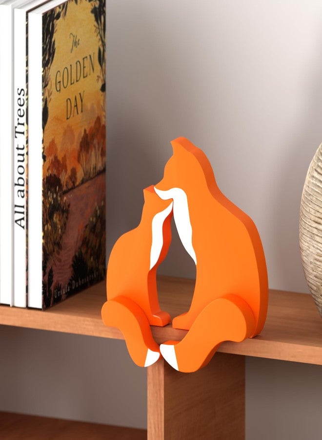 PUTSKA Woodland Nursery Decor - Wooden Animal for Baby Boy Nursery Decor, Forest Decoration for Room, Shelf, Bedroom (Fox) - Image 3