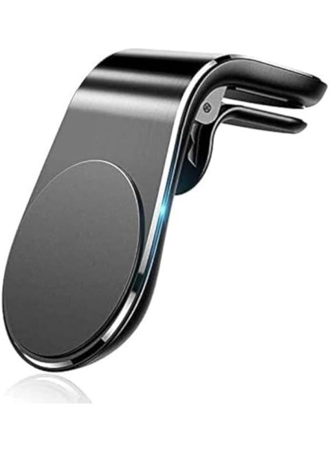 حامل هاتف مغناطيسي للسيارة يثبت على فتحة التكييف – Magnetic Car Bracket Holder – تثبيت قوي – أسود