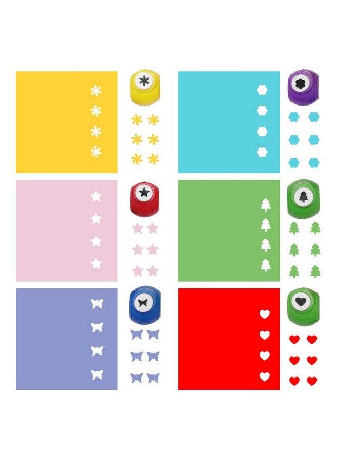 findTop Set of 112, DIY Craft Supplies Set, Craft Punch, Creative Scissors and Origami Paper Double Sided Color for Crafts, Scrapbooking, DIY Photo & Art Projects - Image 2