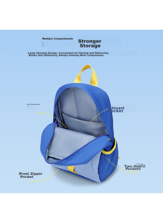 V.nine Children's Backpack For Ages 3-6, Outdoor Travel Hiking Bag, Toddler Bag, Educational Small Backpack, Swimming Bag For Boys And Girls, Blue - Image 4