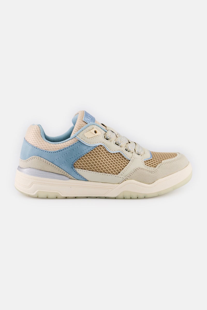 XOXO Women Textile Upper Lace Up Casual Shoes, Multicolor - Image 4