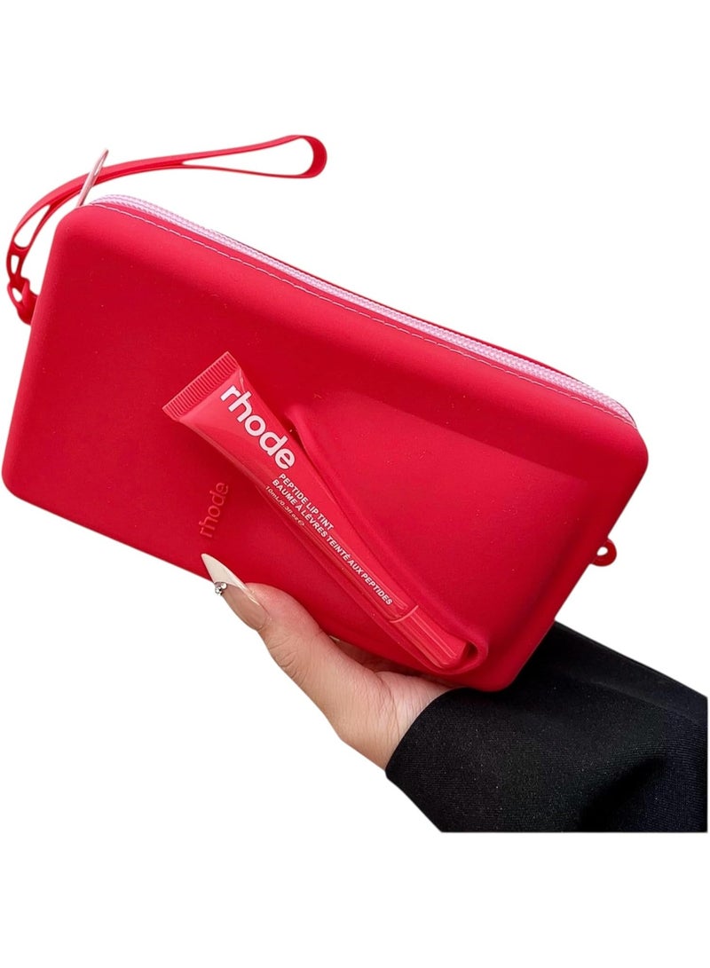 رود حقيبة رود بوتش مع حزام قابل للتعديل وملمع شفاه - حقيبة مستحضرات تجميل صغيرة انيقة للمكياج والسفر والضروريات اليومية (بيري) - Image 1