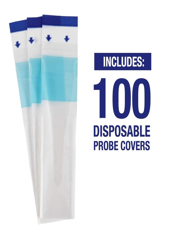 MABIS Disposable Probe Covers for Digital Thermometers, Box of 100, FSA Eligible, Can be Used Orally, Rectally or Under the Arm - Image 5