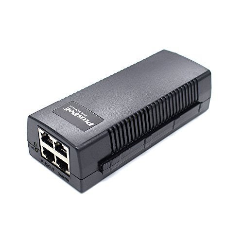 PLUSPOE 48 Volt Power Over Ethernet PoE Injector Adapter with 2-Ports PoE Out Max 48 watts for 2 IP Cameras, VOIP Phones or Access Points and Other 10/100M 802.3af Devices - Image 1