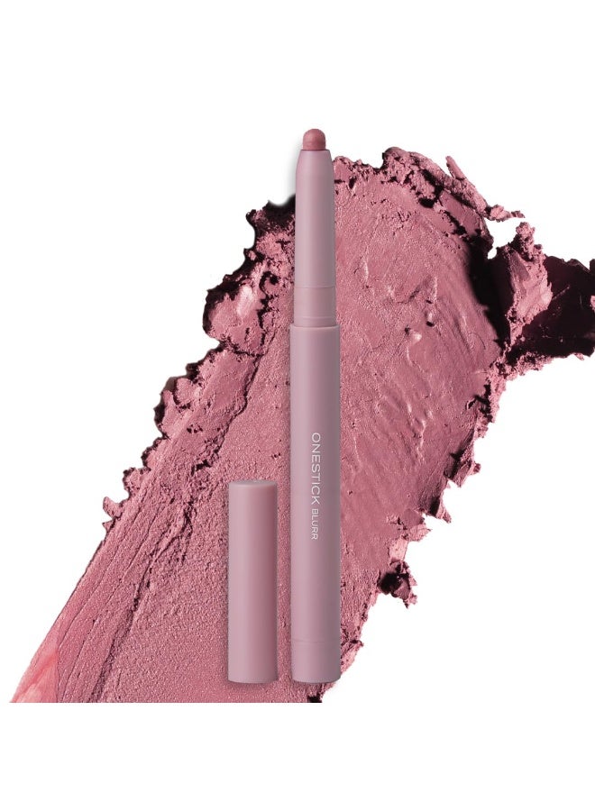 Ruby's Organics OneStick Lipstick for Women-Blurr, Lip and Cheek Colour Crayon, Matte Finish, Lip Makeup- Enriched with Antioxidants and Vitamins, Chemical Free- Clay Pink - Image 1