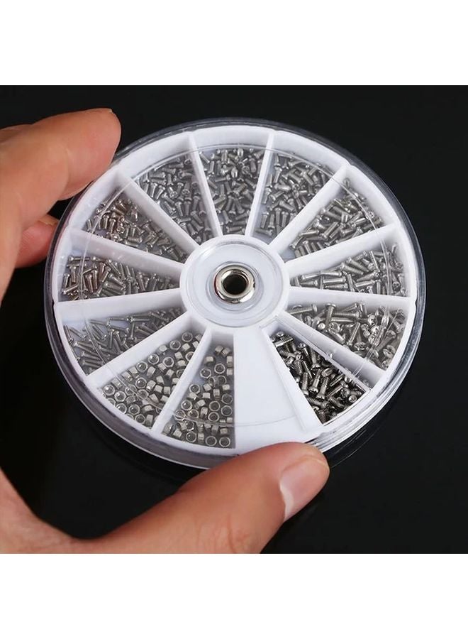 600 Pieces Small Screws And Screwdriver Set With 12 Repair Accessories - Image 3