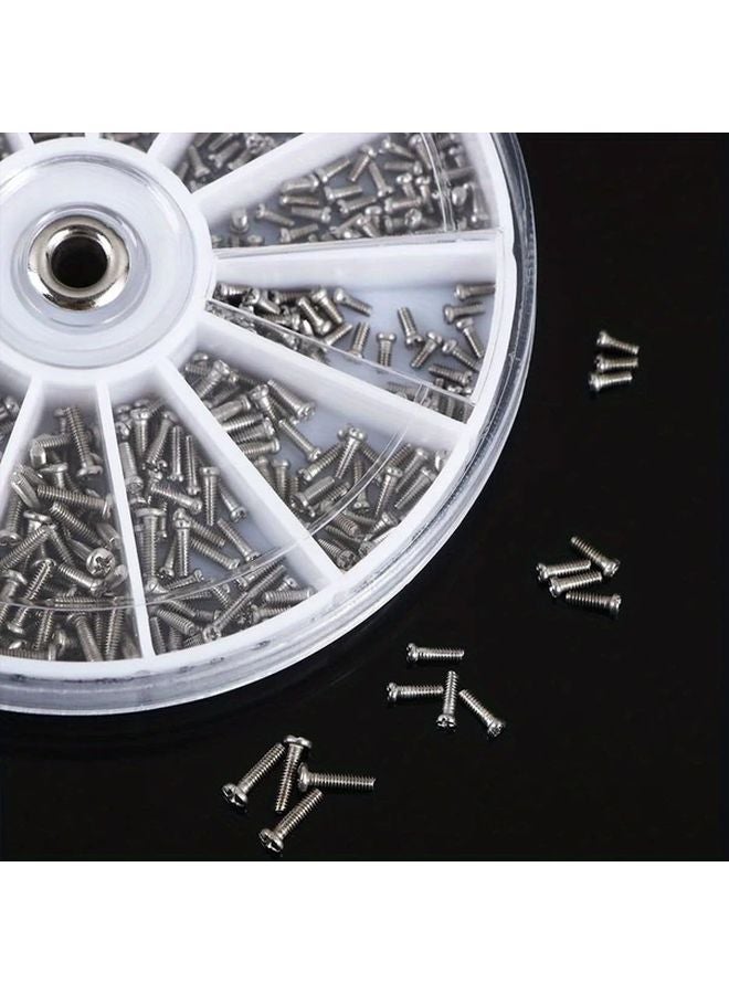 600 Pieces Small Screws And Screwdriver Set With 12 Repair Accessories - Image 2