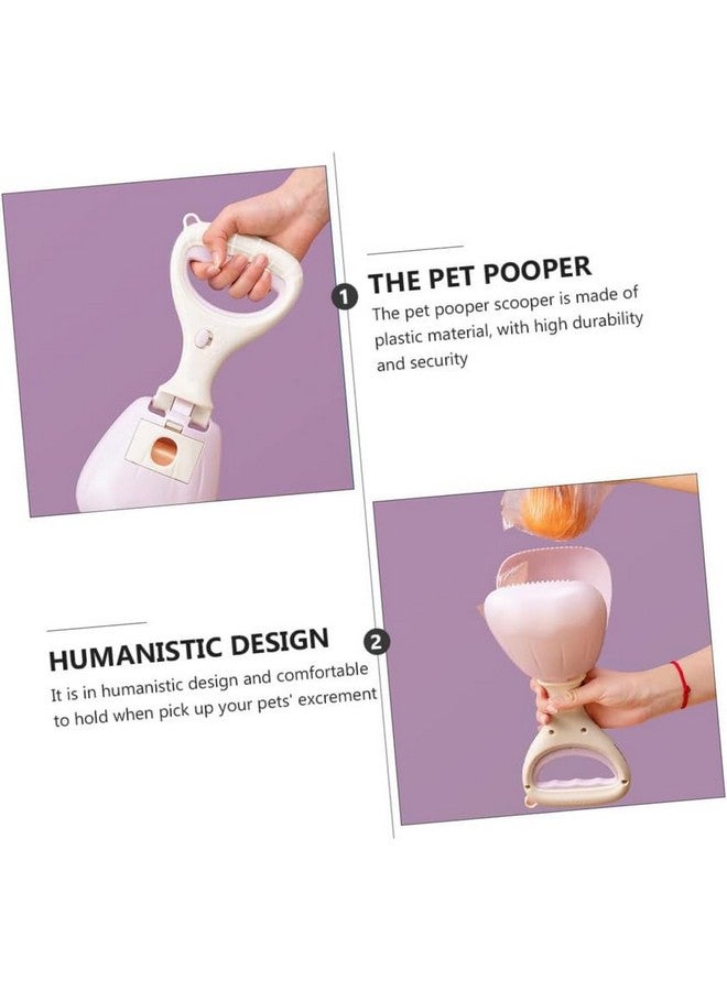 بت مجرفة خفيفة الوزن ومريحة لتنظيف فضلات الكلاب الأليفة والتقاط فضلات الحيوانات - Image 5