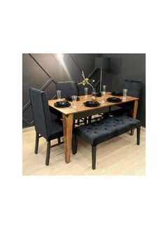 Generic Woplek Dining Table with 3 chairs&mini sofa 