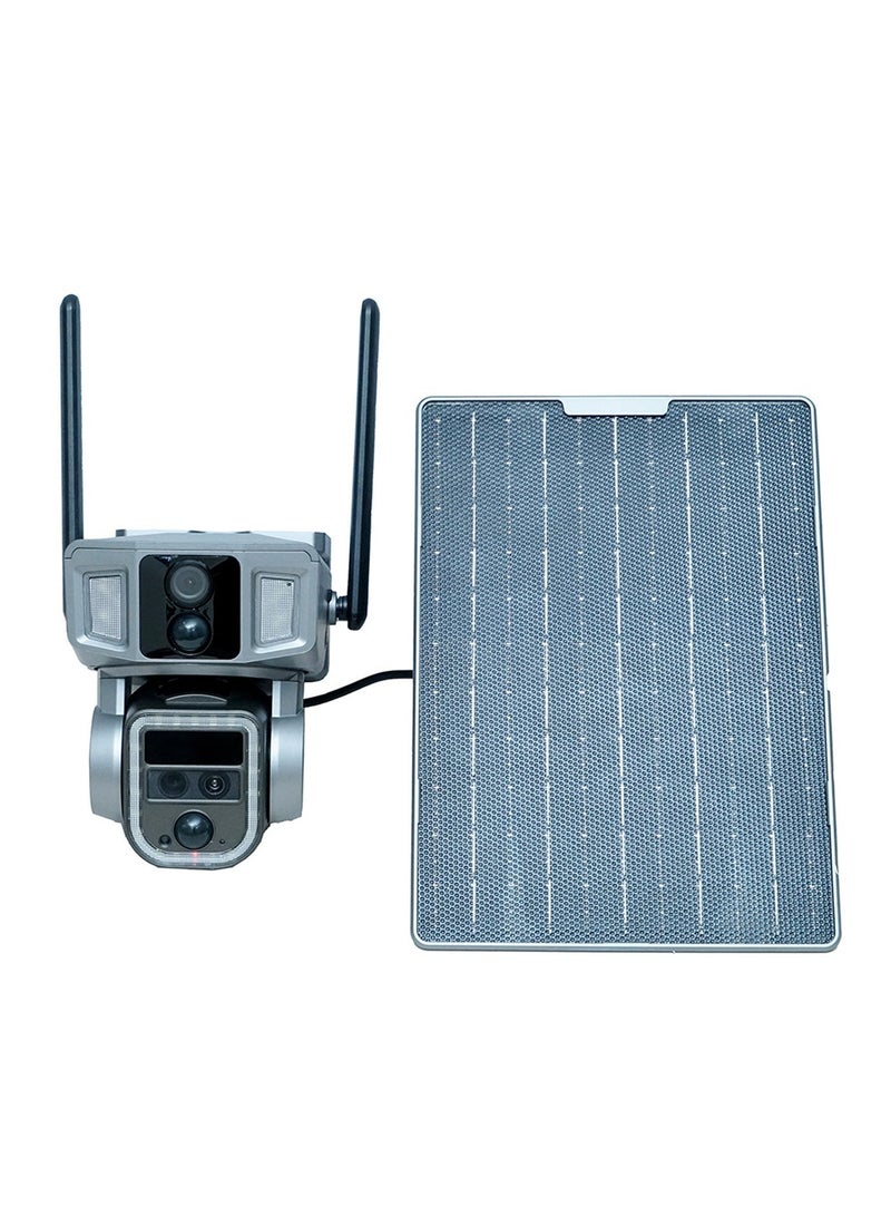 Crony Y7A 8MP Solar/Battery-Powered Security Camera – 4K Resolution, 355° PTZ, 90° Vertical Tilt, 10X Zoom, IR Night Vision, IP66 Waterproof, 4G/Wi-Fi Connectivity, Two-Way Audio, Human Body Induction, TF Card/Cloud Storage, 4x18650 Batteries, 9W Solar Panel, App Connectivity, Wireless Outdoor Security Camera for Home, Garden, and Property Protection, Solar Camera for Off-Grid Surveillance, Wireless Solar Powered Camera, High-Resolution Solar Camera with App Integration - Image 4