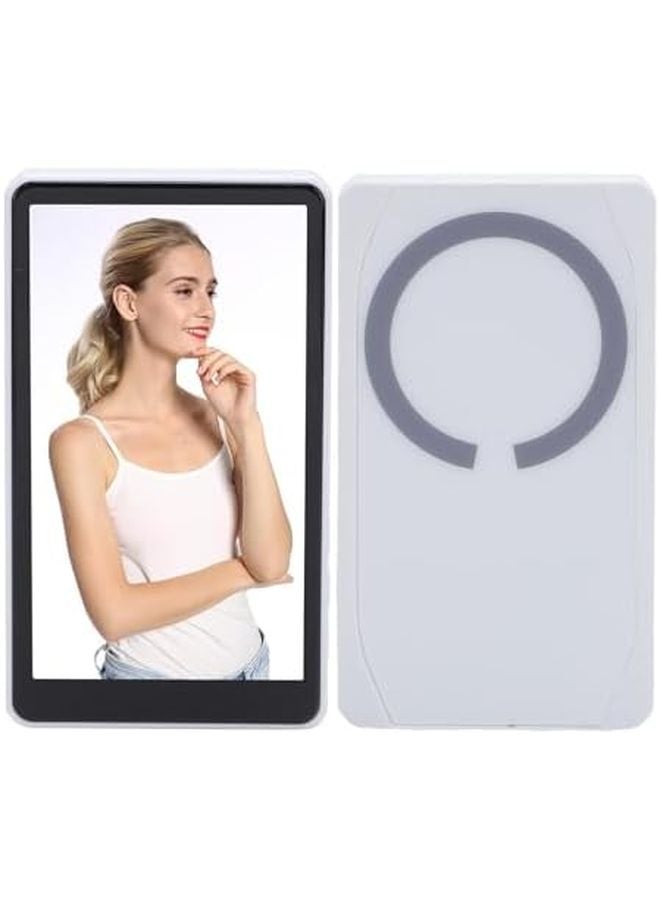 White Magnetic Vlog Camera Monitor With Selfie Screen 1080P HD Dual WiFi - Image 1