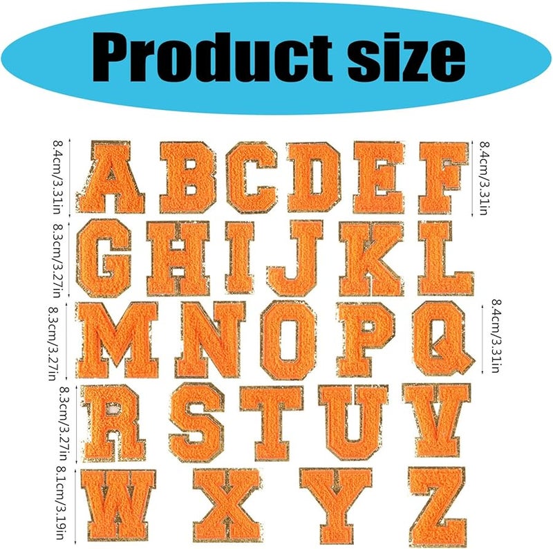 بقع حمراء مطرزة بالحروف 26 قطعة تطريز لتصليح الملابس والسترات - Image 4