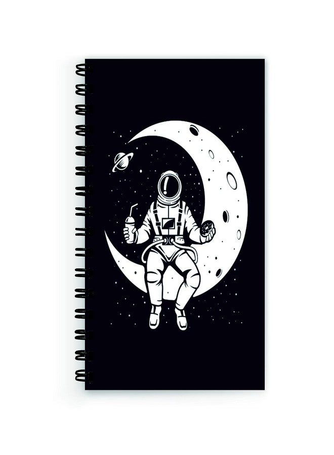Plan To Gift Wire Bound Spiral Printed,Wire Bound Spiral Printed unruled Astronaut Notebook Pages :160 (Size :A5) - Image 1