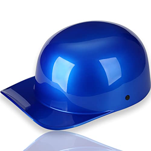 Yesmotor Baseball Motorcycle Helmet Half Cap for Bike Cruiser Chopper Moped Scooter Dot Approved Blue M - Image 3
