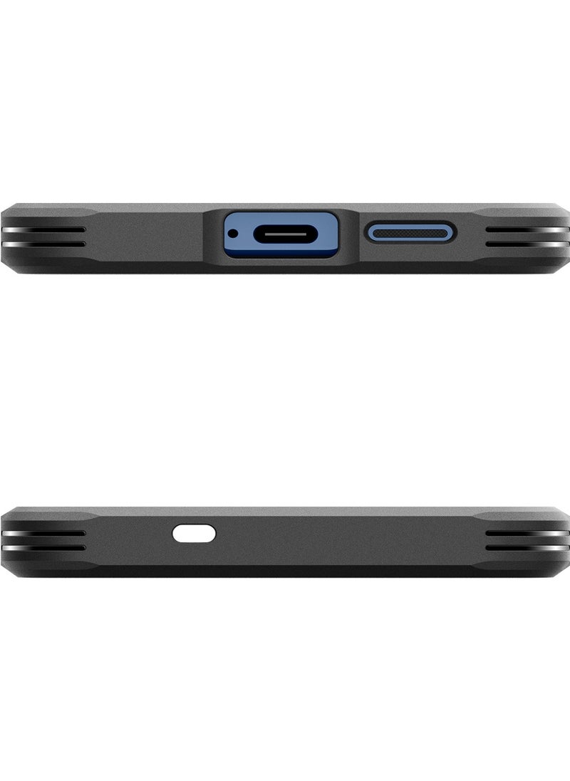 Spigen - Tough Armor MagFit for Samsung Galaxy S25 Case Cover with MagSafe (2025) - Gunmetal - Image 1