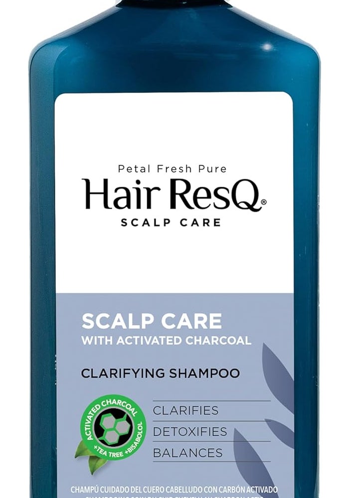 HAIR RESQ Petal Fresh Hair ResQ Scalp Clarifying Shampoo with Activated Charcoal, Organic Tea Tree & Bisabolol - 355ml - Image 2