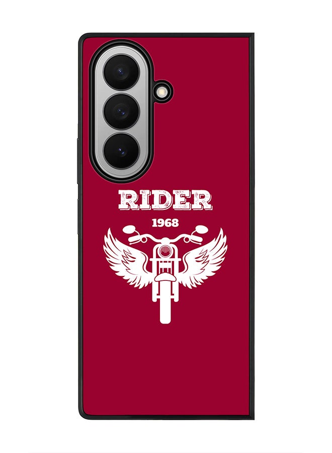 Stylizedd For Samsung Galaxy Z Fold7 Case,Slim fit Camera Protection, Shockproof Thin Phone cover  - Rider 1968 - Image 1