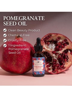 Baja Basics Pomegranate Seed Oil - Pure, Cold Pressed, Unrefined - Organic Body Oil - Antioxidant Serum for Face, Hair, Skin and Nails - Natural Moisturizer & Scar Treatment - 1 oz  - Image 3