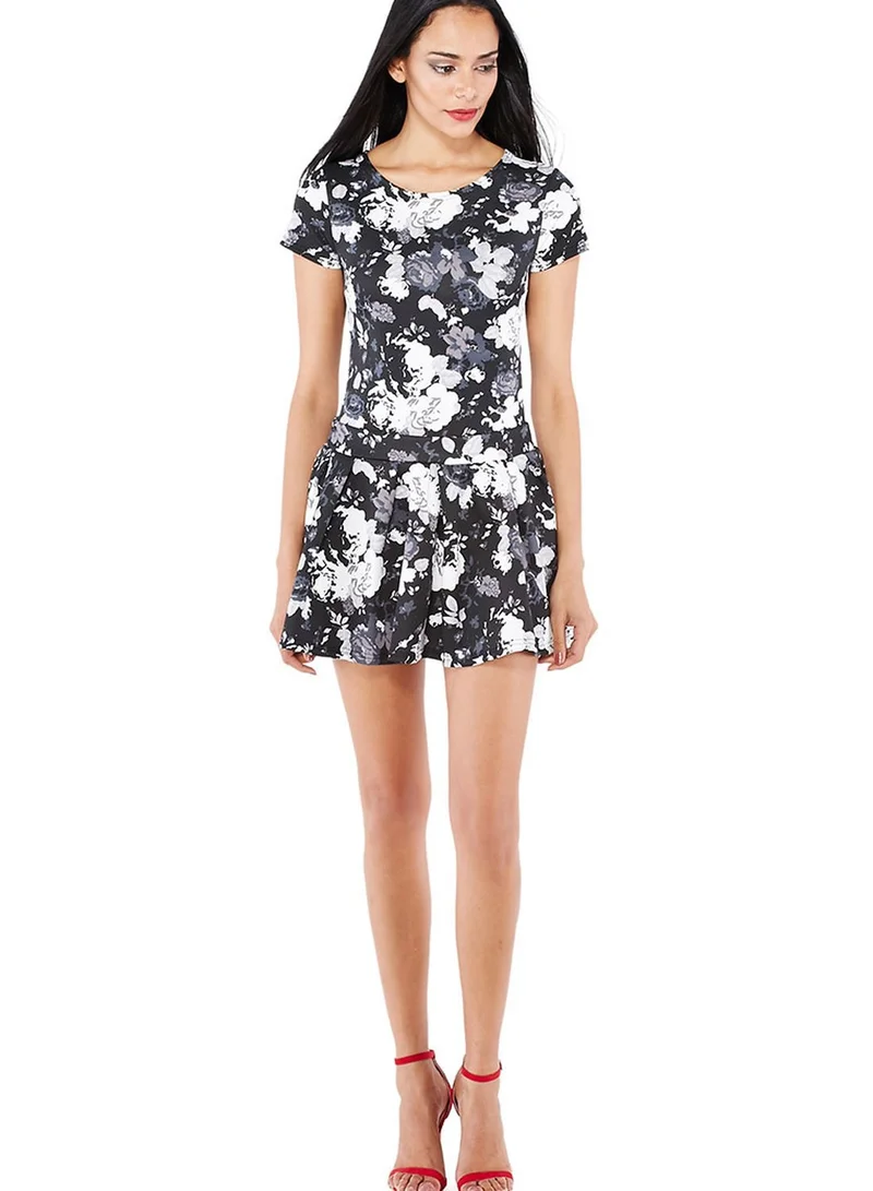 Club L Drop Waist Skater Dress