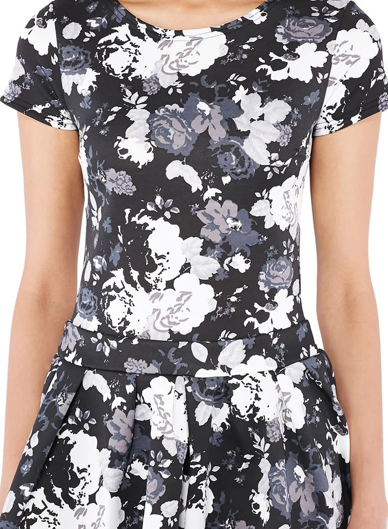 Club L Drop Waist Skater Dress