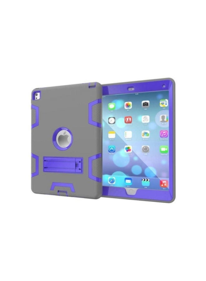 NIBEMINENT Protective Case Cover With Kickstand For Apple iPad Pro 10.5-Inch Grey/Blue  - Image 2