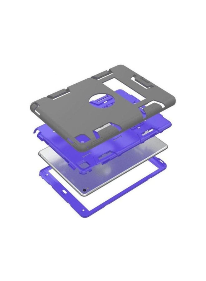 NIBEMINENT Protective Case Cover With Kickstand For Apple iPad Pro 10.5-Inch Grey/Blue  - Image 4