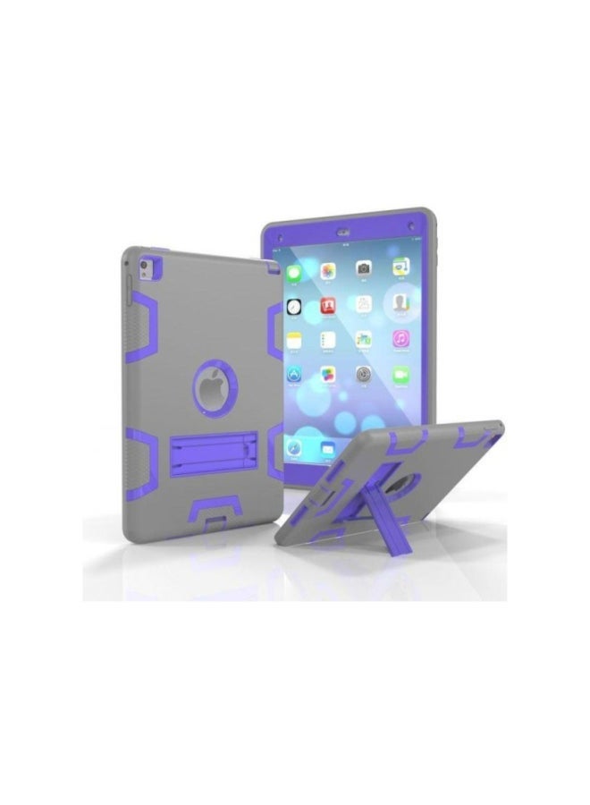 NIBEMINENT Protective Case Cover With Kickstand For Apple iPad Pro 10.5-Inch Grey/Blue  - Image 3