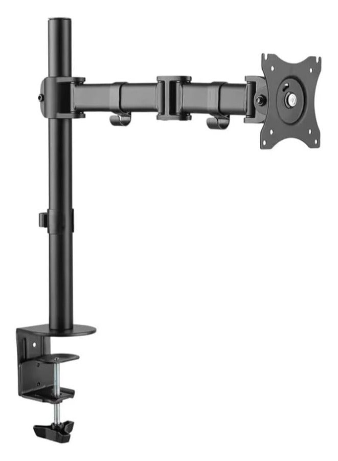 سكيل تك حامل شاشة LCD VESA من الفولاذ الاقتصادي مقاس 13-27 بوصة حامل شاشة LCD دوار 360 درجة لوحة VESA قابلة للإمالة والدوران أسود | SH-070C012 - Image 1