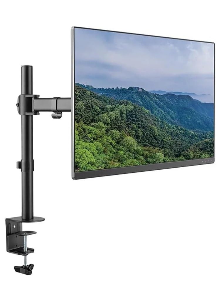 سكيل تك حامل شاشة LCD VESA من الفولاذ الاقتصادي مقاس 13-27 بوصة حامل شاشة LCD دوار 360 درجة لوحة VESA قابلة للإمالة والدوران أسود | SH-070C012 - Image 2