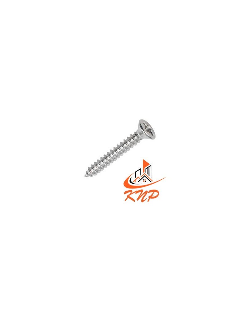 KNP KNP Countersunk Self-Tap Screws - Pack of 200 (1" x 6g) - Image 3