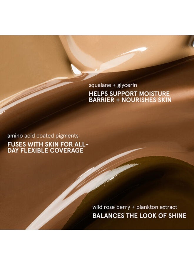Glossier Stretch Fluid Foundation medium tan3 30ml - Image 3