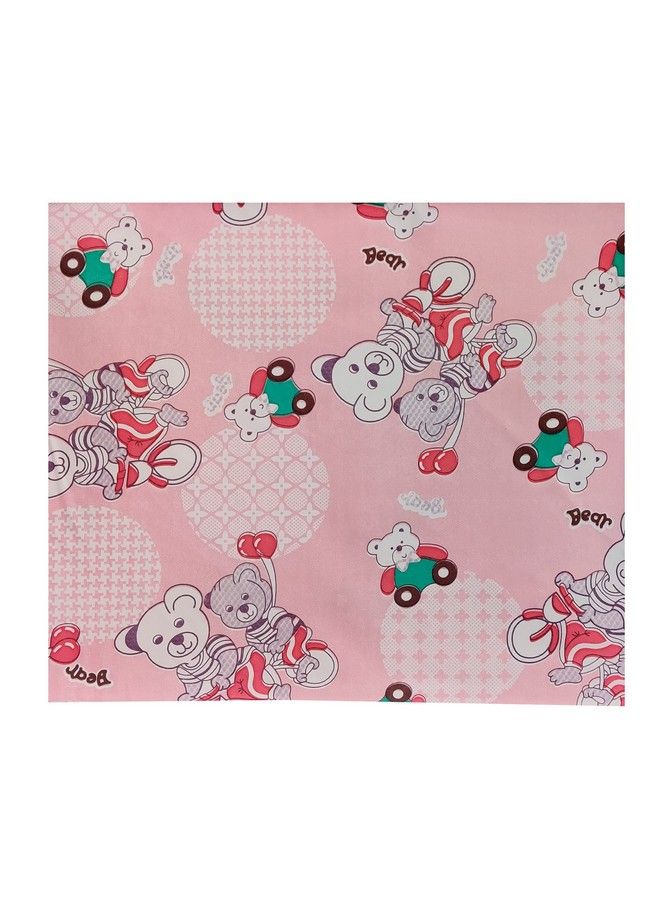 Ecosoft Plastic Sheetpvc Sheet For Kidsrubber Sheet For Babiesbed Wetting Protector(90 X 135 Cm) (Pink Bear) - Image 3