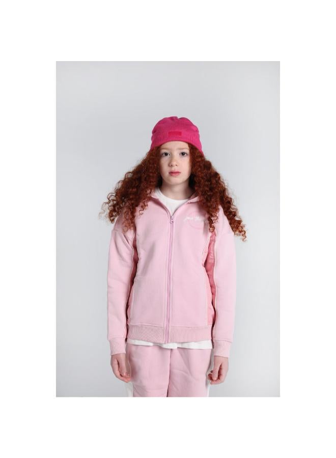 بلاي مور قبعة صوف للاطفال – فوشيا مع ثلاثة وجوه مبتسمة مرحة - Image 3